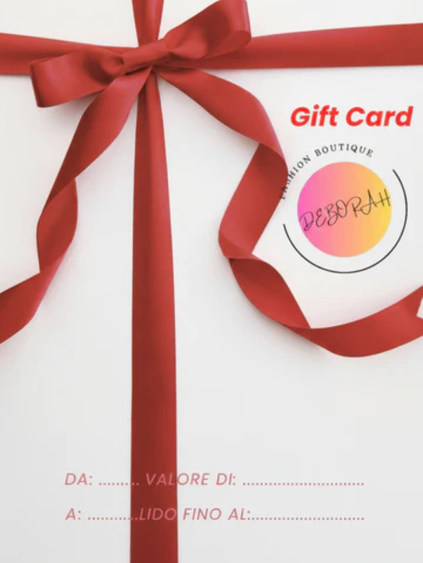 GIFT CARD di Deborah Fashion Boutique