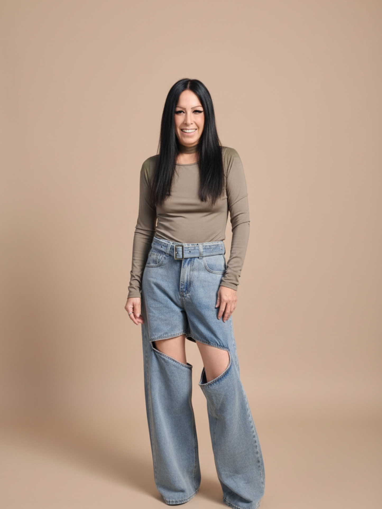 JEANS CUT-OUT REBEL